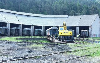 Canfranc vagones históricos